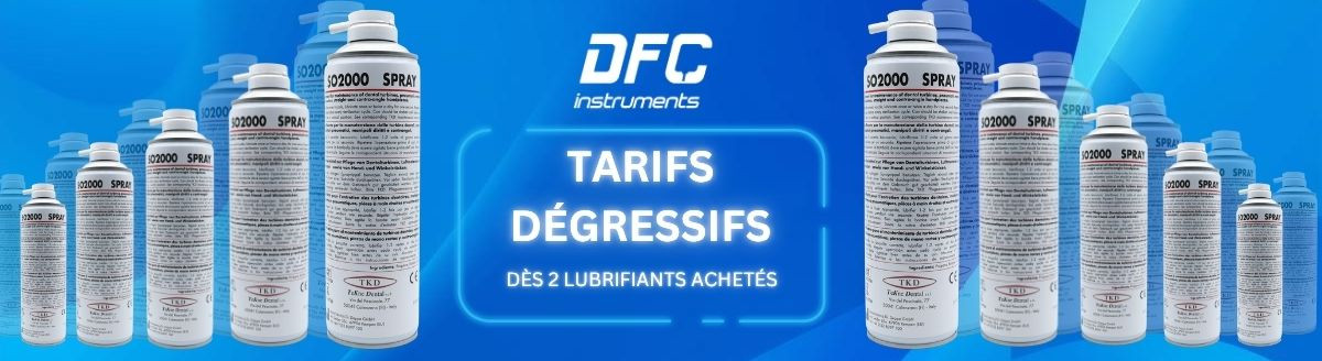 Lubrifiants tarifs dégressifs
